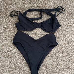 Skatie Classic Black Bikini Set